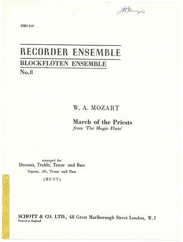 MOZART, WA - March of the Priests from 'The Magic Flute'