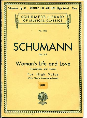 SCHUMANN, Robert - Woman's life and love Opus 42 - High voice