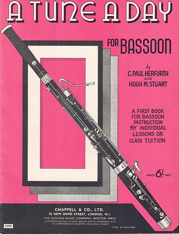 HERFURTH, C Paul and Hugh M Stuart - A tune a day for bassoon