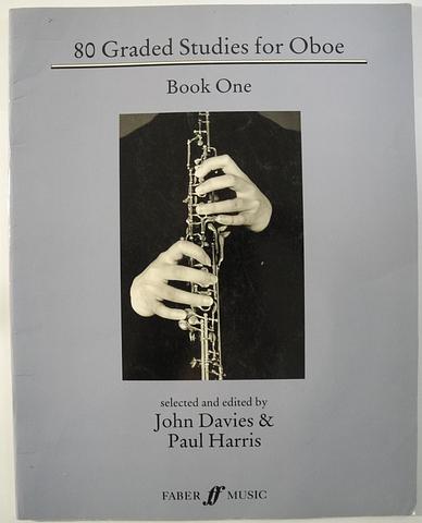 DAVIES, John and Paul Harris - 80 graded studies for oboe - book one