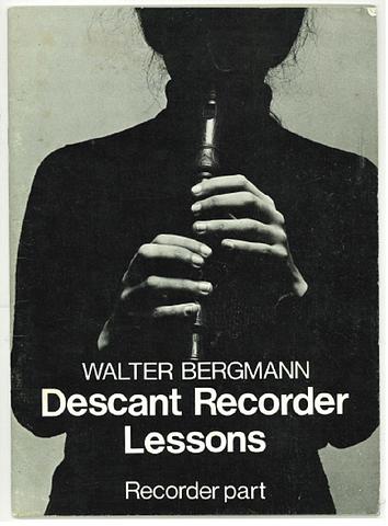 BERGMAN, Walter - Descant recorder lessons - recorder part