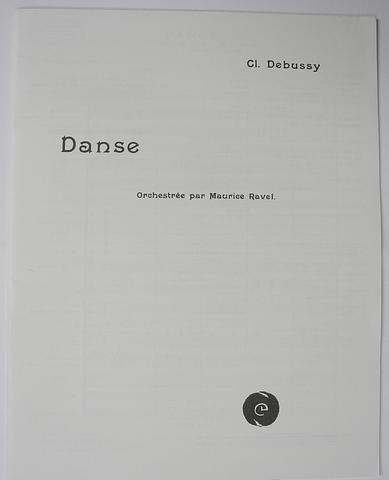 DEBUSSY, Claud - Danse: orchestre par Maurice Ravel