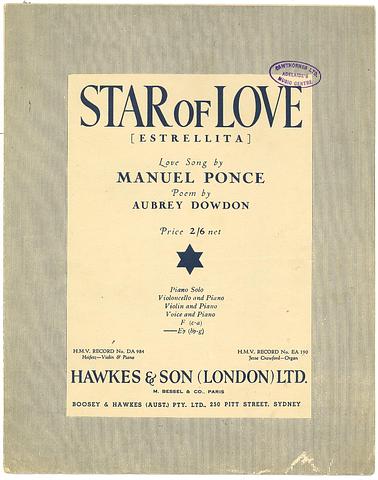 PONCE, Manuel - Star of Love - Estrellita