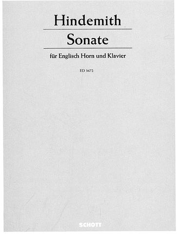 HINDEMITH - Sonata for English horn and piano