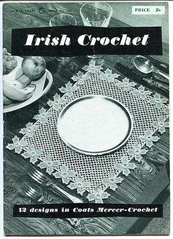 COATS SEWING GROUP - Irish crochet - 12 designs in Coats Mercer-Crochet