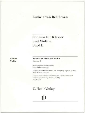 BEETHOVEN, Ludwig van - Sonatas for piano and violin Vol 2