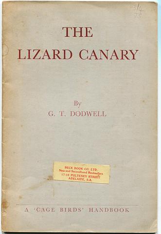 DODWELL, GT - The lizard canary