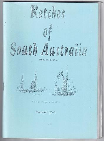 PARSONS, Ronald - Ketches of South Australia 5th ed